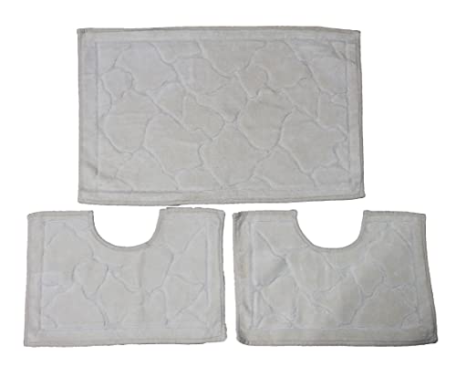 Russo Tessuti Tappetino Tris Tappeto Bagno 100%