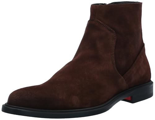 Image of HUGO Men's Suede Side Zip Chelsea Boot