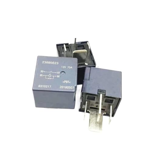 Relais 12 V CC 70A 4 broches 23885623 pour circuit automobile, lot de 5 pièces