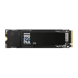 Samsung 990 EVO Plus SSD 2TB, PCIe Gen 4x4, Gen 5x2 M.2 2280, Speeds Up-to 7,250 MB/s, Upgrade Storage for PC/Laptops, HMB Technology and Intelligent Turbowrite 2.0, (MZ-V9S2T0B/AM)