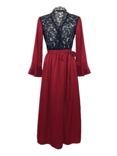 Women Robe Long Bathrobe Lightweight Soft Kimono Bridesmaid Bride Party Satin Robes Sleepwear2