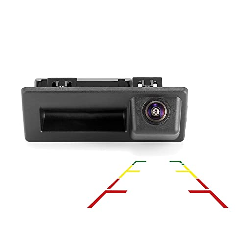 Image of Vlicevrn CCD Car Rear View Camera Trunk Handle with Fish Eye Lens Night Vision Backup Parking Camera Waterproof IP68 Vehicle Camera for Audi A4L A3 / VW Touran /Tiguan /Teramont X /C-Trek /Sagitar /Skoda