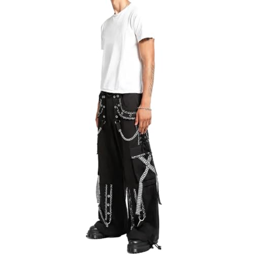 Amazon.com: Men Extreme Bondage Alternative Gothic Pant Trouser