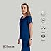 Grey’s Anatomy by Barco Classic Cora Scrub Top for Women – Indigo, 4-Pocket Crossover V-Neck Scrub Shirt with Natural Stretch, Soil Release Fabric, and Super-Soft Finish – XL, Regular Fit
