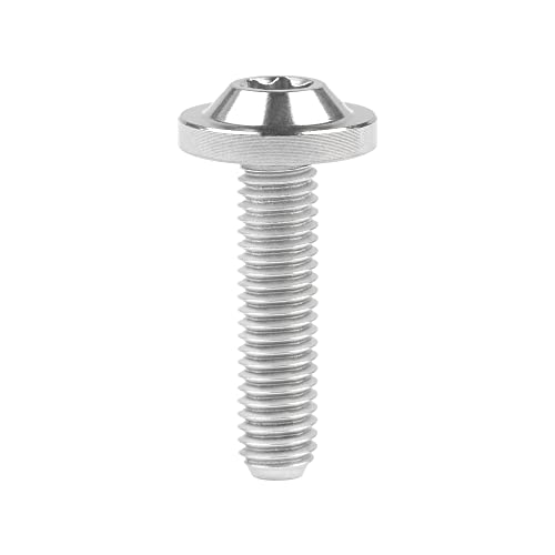 Tornillo de titanio M5x20mm de cabeza botón Torx para moto 7