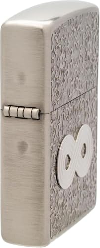 Encendedor Zippo Aceite Latón Vintage Nickel miniatura 5