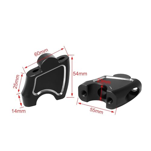 Rehausseurs guidon Moto pour CMX500 Rebel 300 2017-2020 adaptateur aluminium - 5