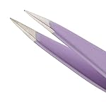 Tweezerman Mini Slant and Point Tip Tweezer - Tweezers Set for Eyebrows, Facial Hair, Ingrown Hairs - Image 2