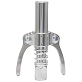 HARSKIYER 1 Pcs Grease Gun Coupler, Quick Lock Grease Gun Tips with Double Handles & 6 Tickened Claws, Stainless Steel Construction 12,000 PSI Preessure, Universal Fit for Automotive, Industrial