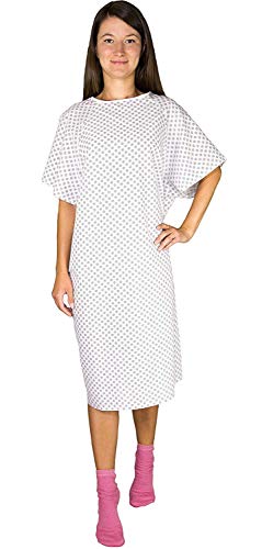 Image of Hospital Gown Back Tie - White 72 Pack