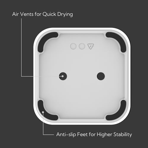 Universal Knife Block with Slots for Scissors and Sharpening Rod - Knife Holder For Safe, Space Saver Knives Storage - Unique Slot Design to Protect Blades and Detach for Easy Cleaning - by KITCHENDAO