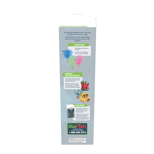 Image of GloFish 10-Inch LED Light Sticks for Fish Aquariums Up to 20 Gallons, 2 Count, with White and Blue LED Lights