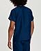 Landau Scrub Zone Unisex Relaxed Fit 1-Pocket V-Neck Scrub Top 71221 Navy