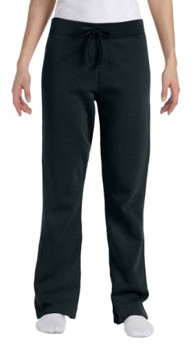 Hanes W550 Ladies 8 Oz, 80/20 ComfortBlend EcoSmart Open Bottom Fleece Pant - //coolthings.us
