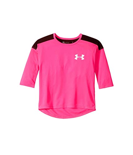 T-shirt Under Armour 3/4 fille vêtement de sport respirant et haut léger