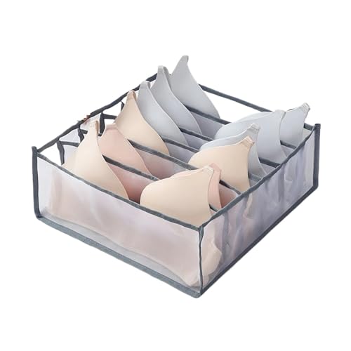 PSNKLMM Caja de almacenamiento for armario, ropa interior plegable, partición, cajón, jeans(VIOLET,2PCS color7)