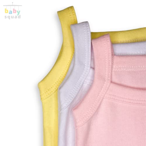 Body Regata Bebê Suedine 100% Algodão Cores (Branco, M)