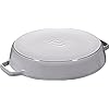 STAUB Cast Iron Frying Pan, Grey, 34 cm