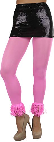 Image of ToBeInStyle Women's Opaque Ankle Long Nylon Footless Fun Tights Pantyhose