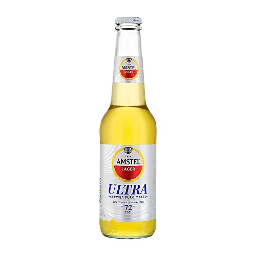Kit c/ 12 unid. Cerv Amstel Ultra Lager Puro Malte S Glut 275Ml