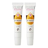 Ruby Kisses Cocoa Butter Hydrating Lip Oil Treatment Gloss (2 Pack), Hydrates & Heals with Vitamin E & Jojoba, Lightweight Clear Non-Greasy Formula with Jojoba & Rosehip Oil, Repair Dry Chapped Lips