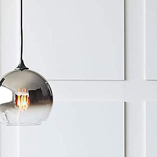 Lámpara de techo ajustable con cristal de burbujas y luz difuminada dorada 4