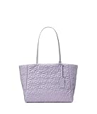 kate spade new york Tilly Quilted Fabric Medium Tote, Frozen Lilac