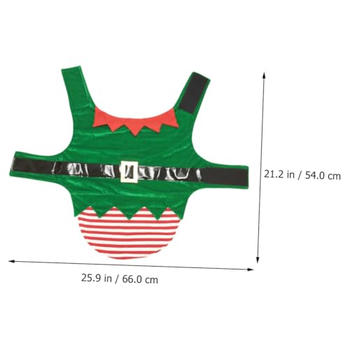 Disfraz de Elfo para Perro Talla L Color Verde miniatura 6
