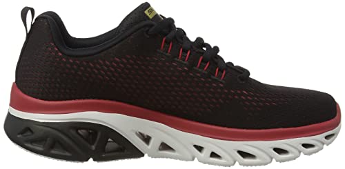 Tênis Glide-Step Sport - Wave Heat, Skechers, Masculino, Preto / Vermelho, 39