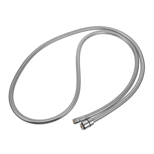 HOMSFOU 2m Tuyau De Douche Flexible Anti-enroulement Pour Salle De Bain Raccord Mâle Et Femelle...