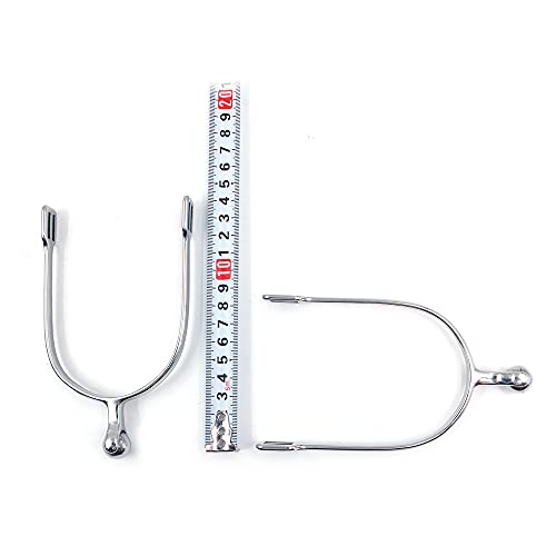 Foto von Namvo Pferdesporen aus Edelstahl, mit weichem, sanftem Rollball, für Reitstiefel, Herren, Reiter, Reiter, Reiter, Liebhaber