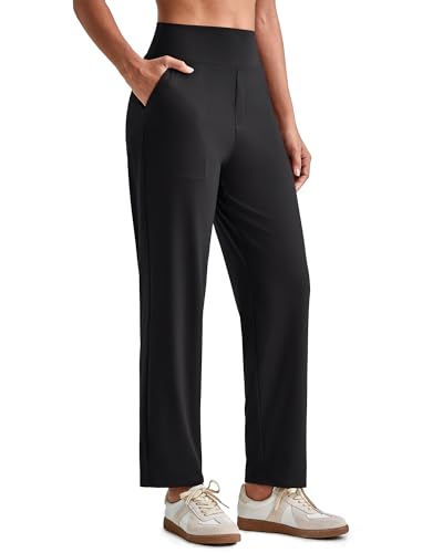 G4Free Womens Ankle Dress Yoga Pant Pockets Business Casual