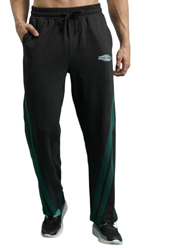 Image of Highlander Men's Solid Trackpants | Relaxed Straight fit|Knitted| Track Pants | Track Pants for Men | Men Track Pant | Men Track Pant Stylish | Sports | Gym wear