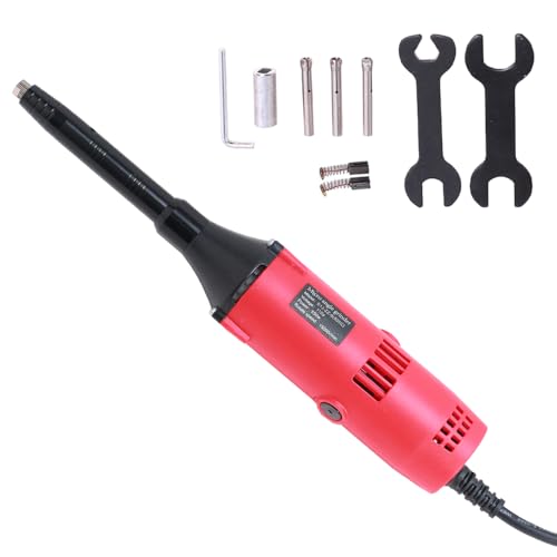 Image of VOTOER 550W Power Electric Die Grinder, Power Straight Grinder Tool for Contour Grinding, Cutting, Engraving, Polishing, Milling, 6 Variable Speed, 15000 RPM