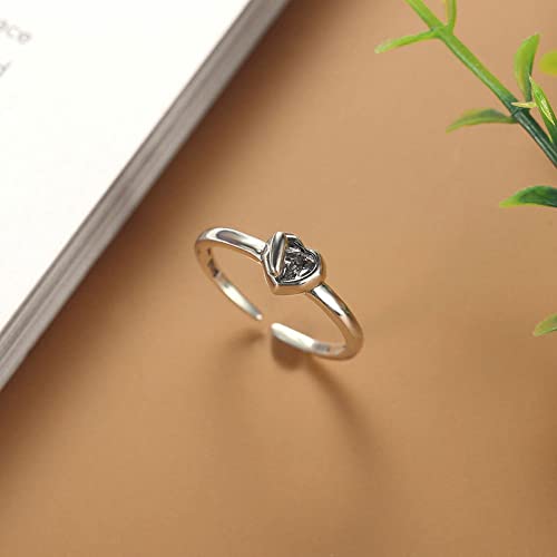 Bague S925 ajustable femme fini les erreurs de taille de doigt