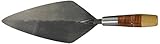 Kraft Tool RO316-10 W. Rose Narrow London Brick Trowel with Leather Handle (Standard Shank), 10-Inch