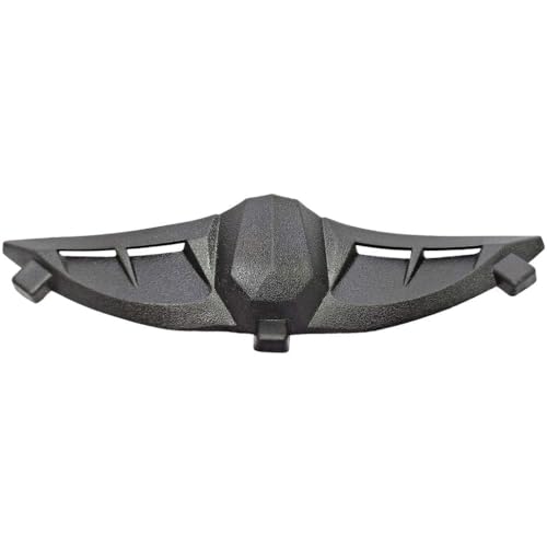 Image of Axxis Nose Guard for Segment Helmets | Original Replacement Chin Curtain | Wind Deflector & Breath Guard Enhances Comfort & Reduces Fog | Matte Black Finish