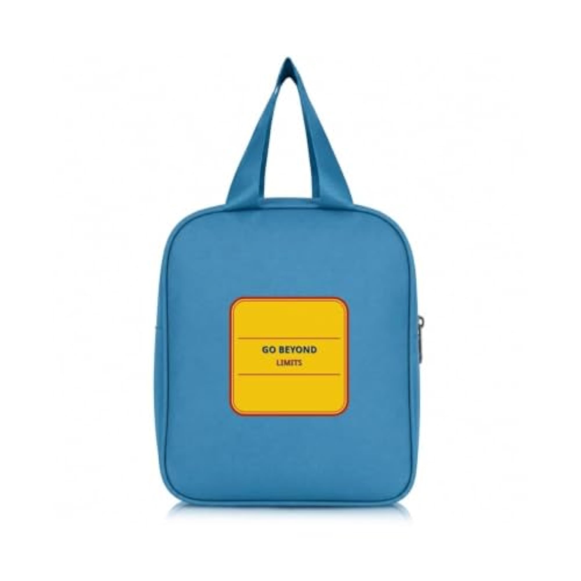 Reusable Lunch Bag with Zipper Closure and Front Pocket
