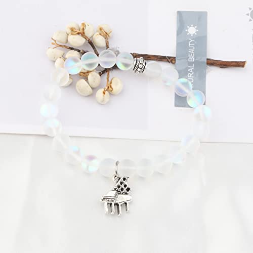 UJIMS Piano Lover Gifts Music Lover Bracelet Music Jewelry Gift for Pianist Piano Teacher Piano Recital Gift Pianos Students Jewelry (Piano Lover Bracelet) by UJIMS - Used condition - Image 2