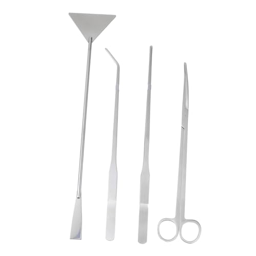 SEWOART 1セットステンレス鋼水生植物メンテナンス ハサミツールセット