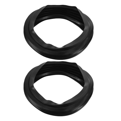 Lavacabezas peluquería goma negra anillos de cama de champú para barberías 2