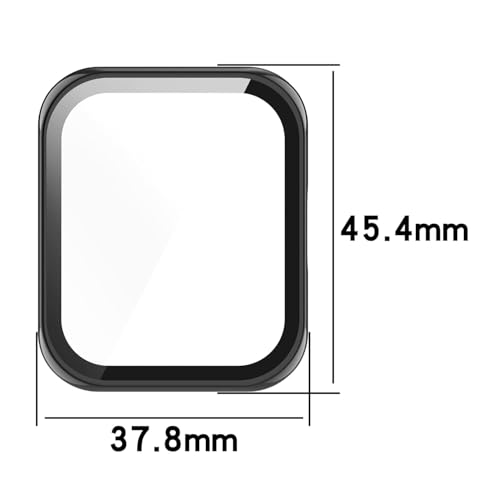 Image of Removable Screen Protector Watch Case Cover Compatible with Amazfit | Realme | Redmi Anti Scratch 360 Full Bumper Cover Shockproof Cases for Men and Women (Realme Watch 2 Pro (Blue))