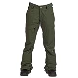 Material: 100% POLYESTER Nikita Damen Snowboard Hose White Pine Stretch Pants