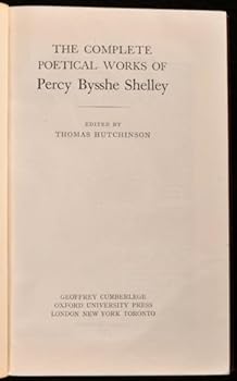 Hardcover The Complete Poetical Works of Percy Bysshe Shelly Book