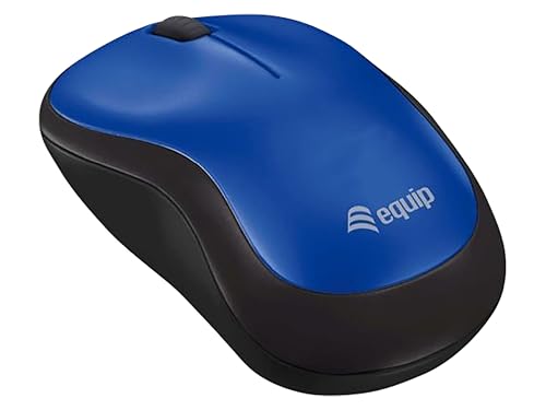 Equip 245112 Mini Souris Optique sans Fil Bleu