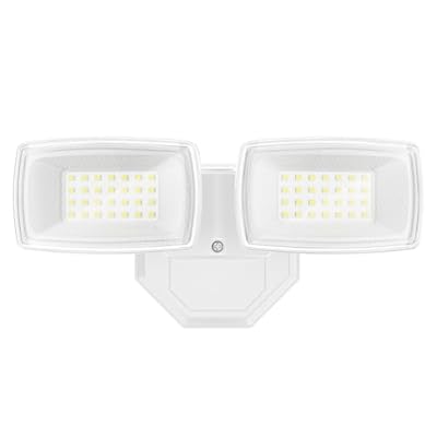 Onforu 3200LM Flood Lights Outdoor, 32W 6500K LED Security Lights Switch Controlled, IP66 Waterproof Outdoor Lights, Wall Mount Exterior Flood Light with 2 Adjustable Heads Floodlights Outside