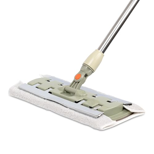 Image of Multi-Purpose Microfiber Flat Mop with 1 Extra Refill for Dry & Wet Cleaning, 360 Degree Rotating Head and Telescopic Handle, Suitable for Floor, Glass, Ceiling and Walls (Multicolor)