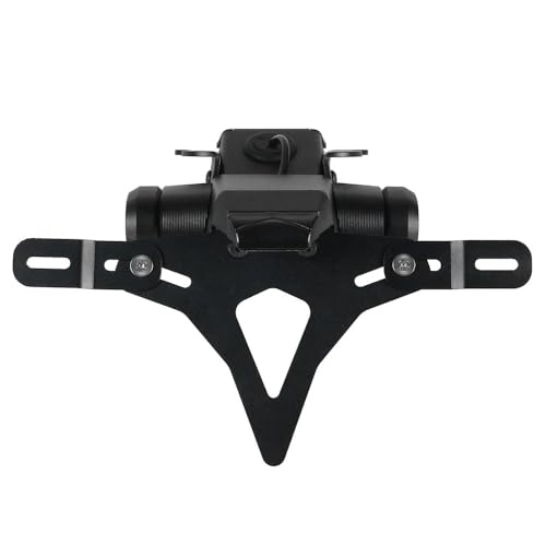 Support plaque immatriculation MT-09 en acier inoxydable durable avec feu LED - 4