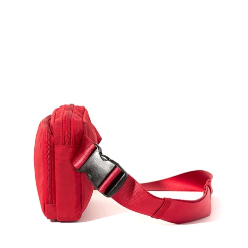 Image of Baggallini Modern Belt Bag 5x8 Travel Fanny Pack Sling Bag Waistpack w /RFID Card Holder Water-resistant Crossbody Bag