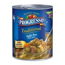 Progresso, Traditional Soups, 18.5oz Can (Pack of 6) (Split Pea With Ham Soup)